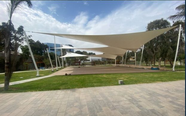 Tensoestructura en la Universidad de Lima ejecutada por Innova SC